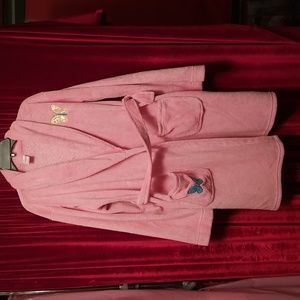 Fuzzy Pink Bathrobe